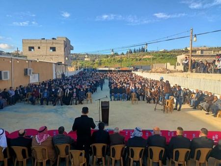 صلح عشائري في يعبد بين آل الخطيب وآل جرادات